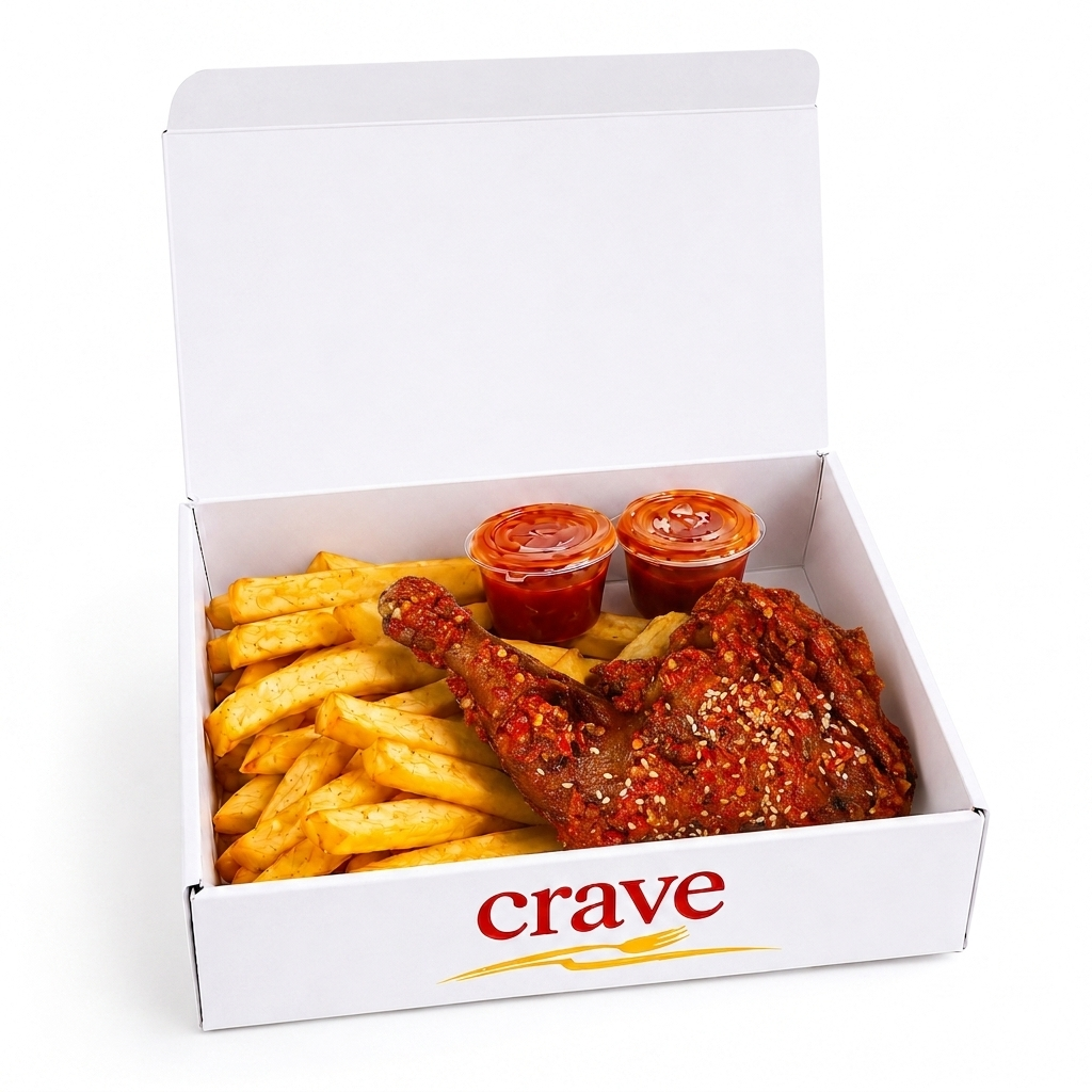 Chicken & yam fries Box